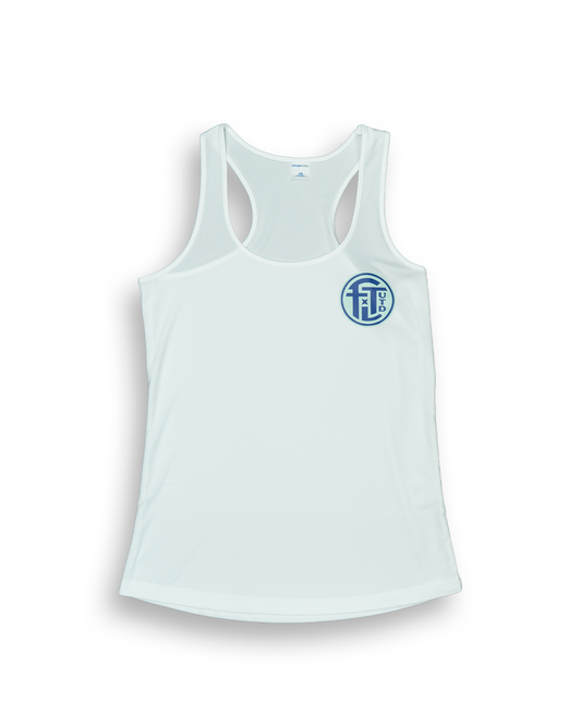 Women's White Beach Soccer Tank
