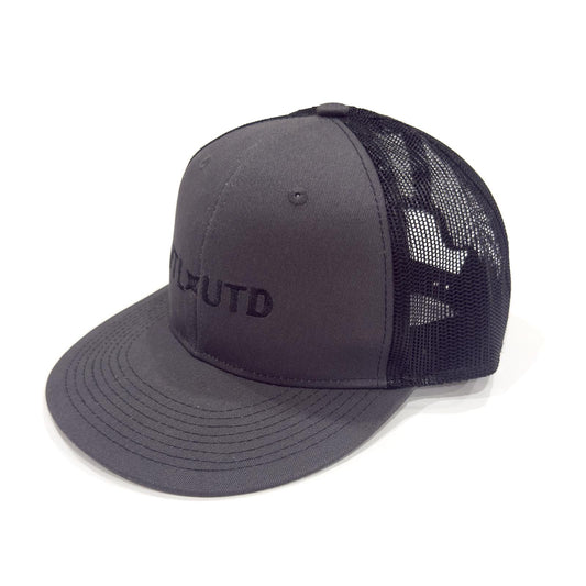 Grey/Black Flat Bill - FTLUTD Text