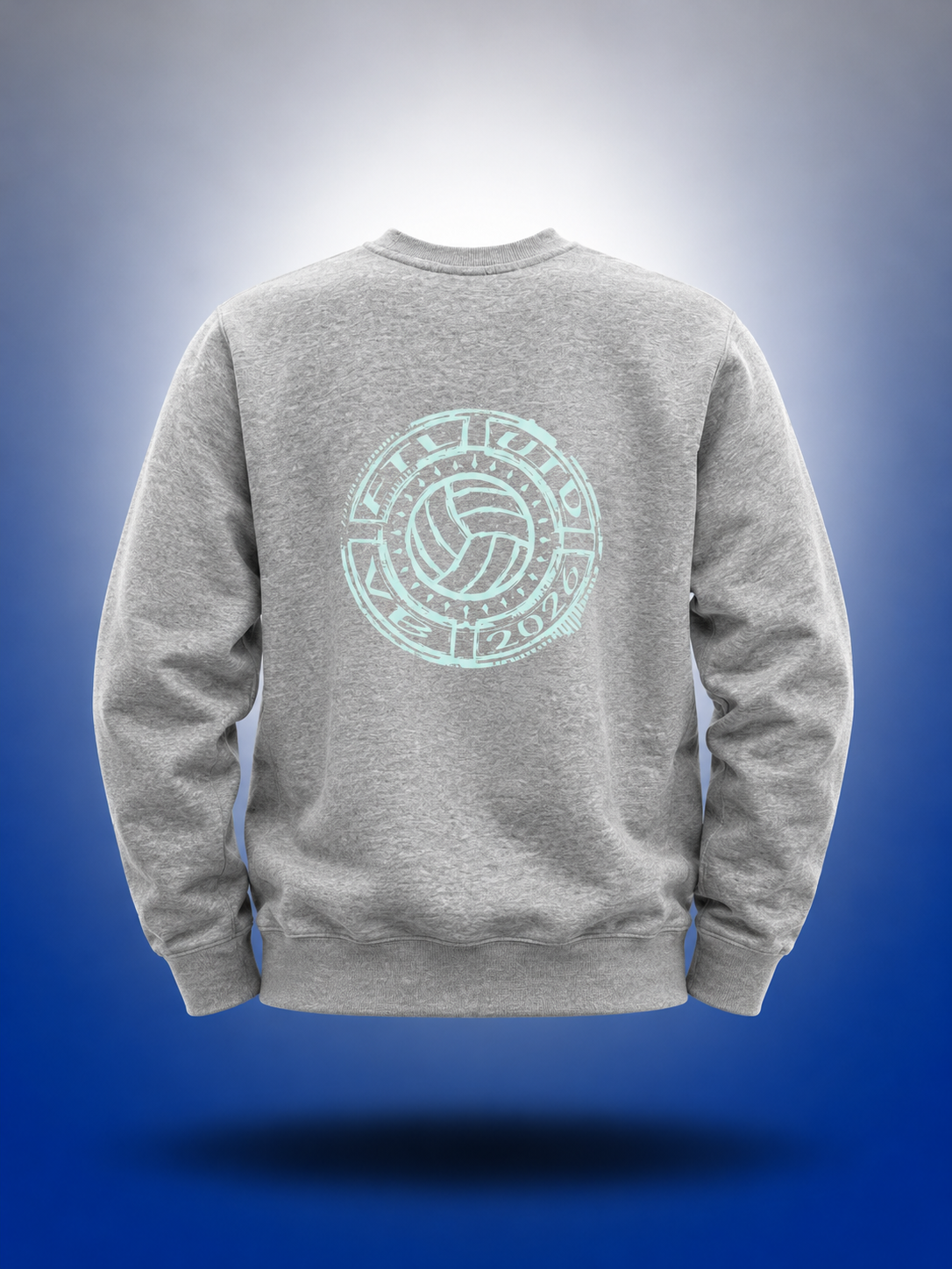 Grey Volleyball Crewneck