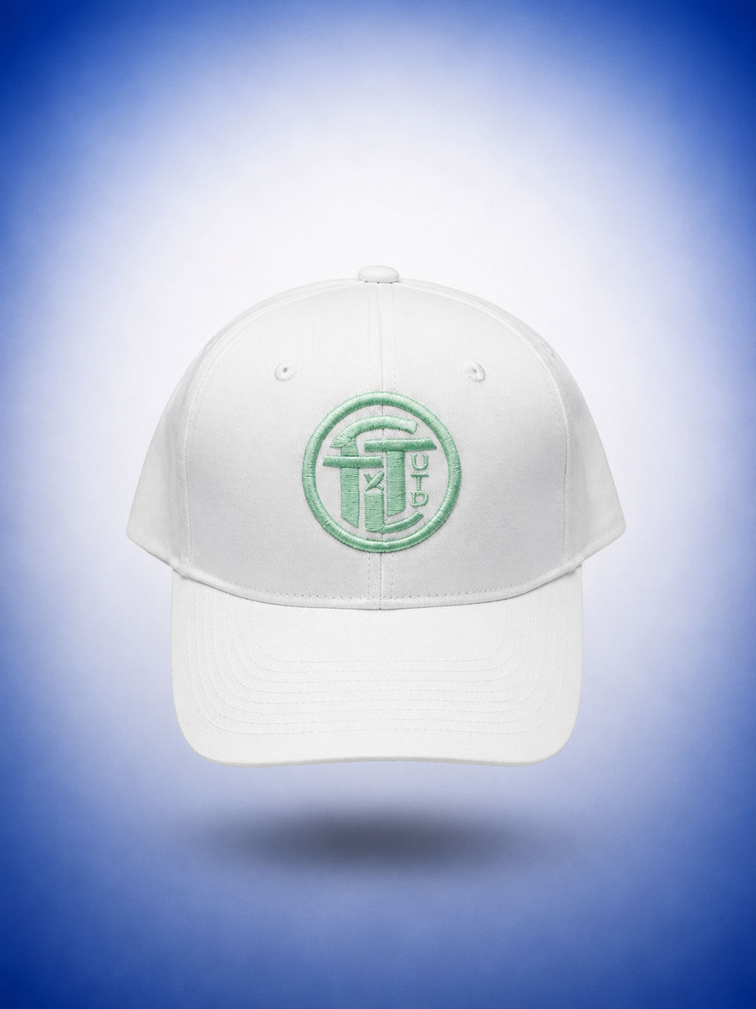White Twill Classic - Badge (Seafoam)